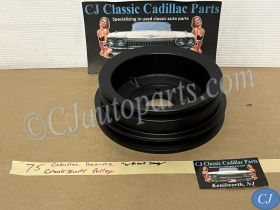 RESTORED 1975 1976 Cadillac Deville Eldorado Fleetwood Calais CRANKSHAFT PULLEY HARMONIC BALANCER 2 GROOVE WITHOUT SMOG #3516303/1605706